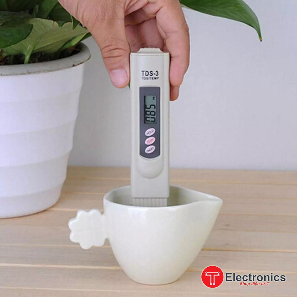 Máy đo độ PH kiểm tra phân tích chất lượng nước cầm tay TDS-3