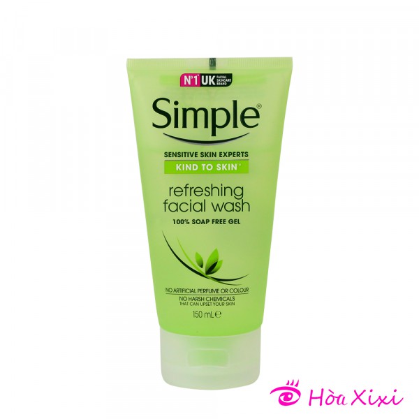 Sữa rửa mặt Simple Kind to Skin Refreshing Facial Wash Gel