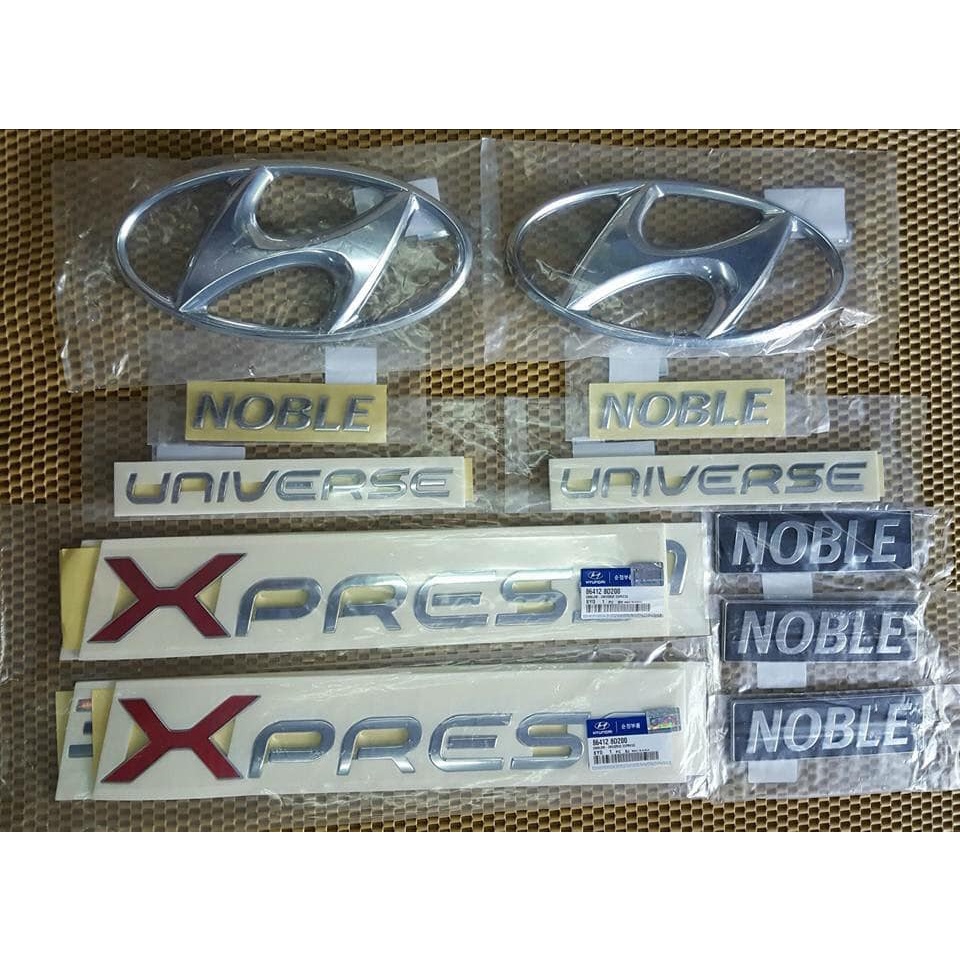 Bộ tem chữ dán Universe, Thaco, Giường nằm, Tracomeco, Thaco, Mobihome, Space chính hãng