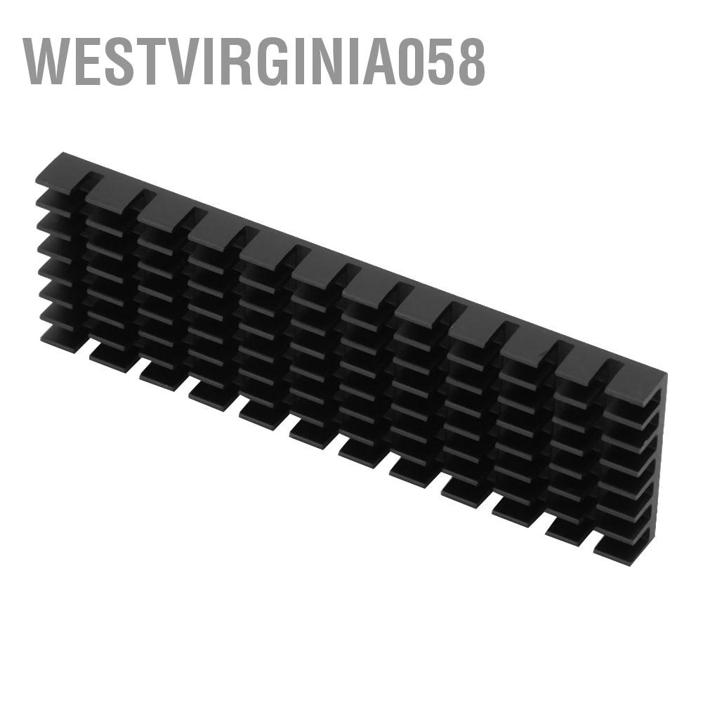 Westvirginia058 Westvirginia058 10pcs M2-3(P22*6*70-B) Aluminum Heat Sink Heatsink Fit for M.2 2280 SSD