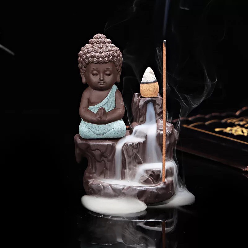 [TẶNG 10 NỤ TRẦM] Thác Khói Trầm Hương Tượng Phật