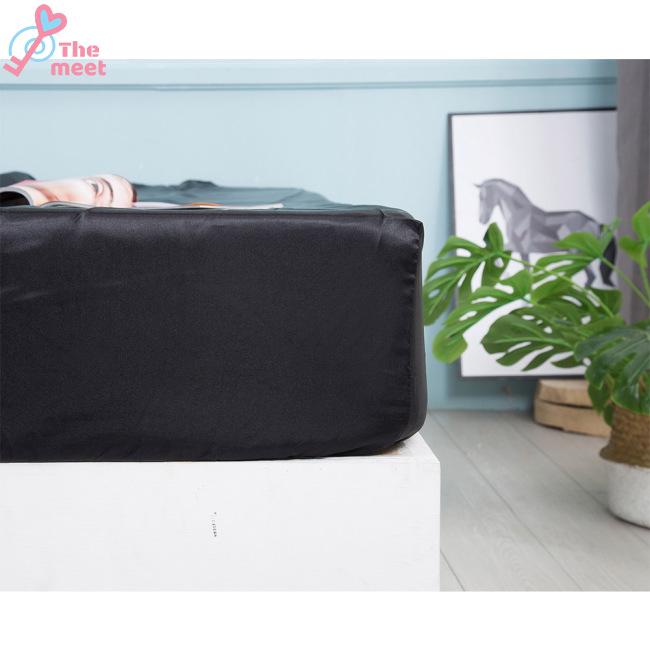 Ga giường màu trơn bằng lụa