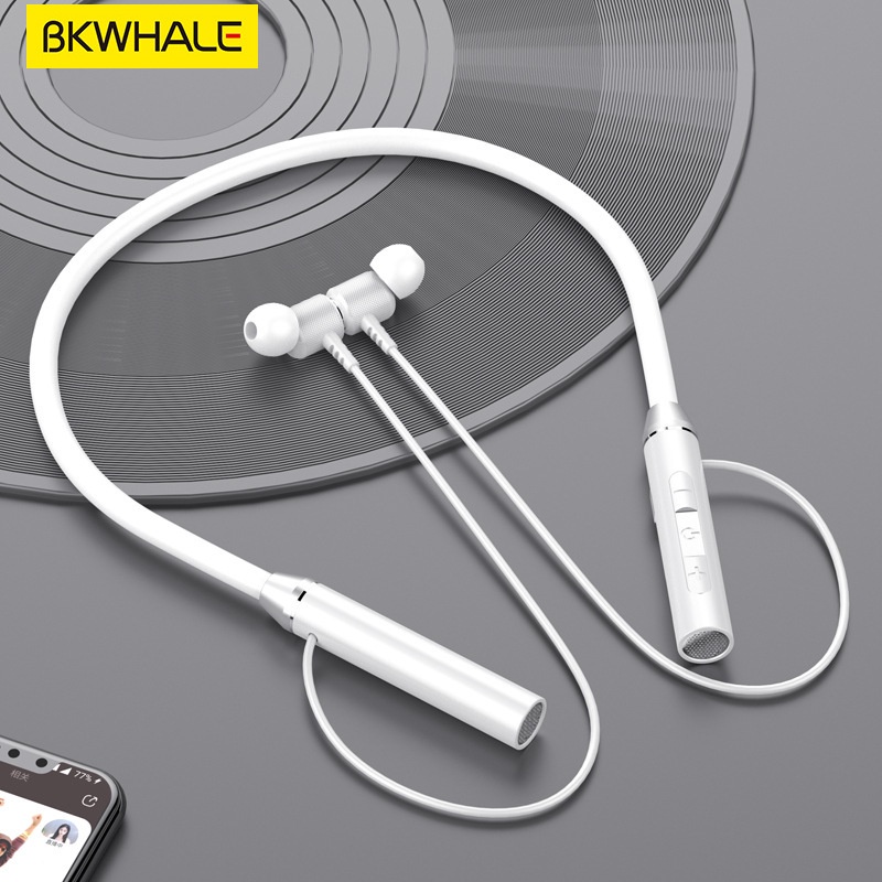 Tai Nghe Chơi Game Bluetooth 5.1 Có Mic Đeo Cổ BKWHALE GB-07