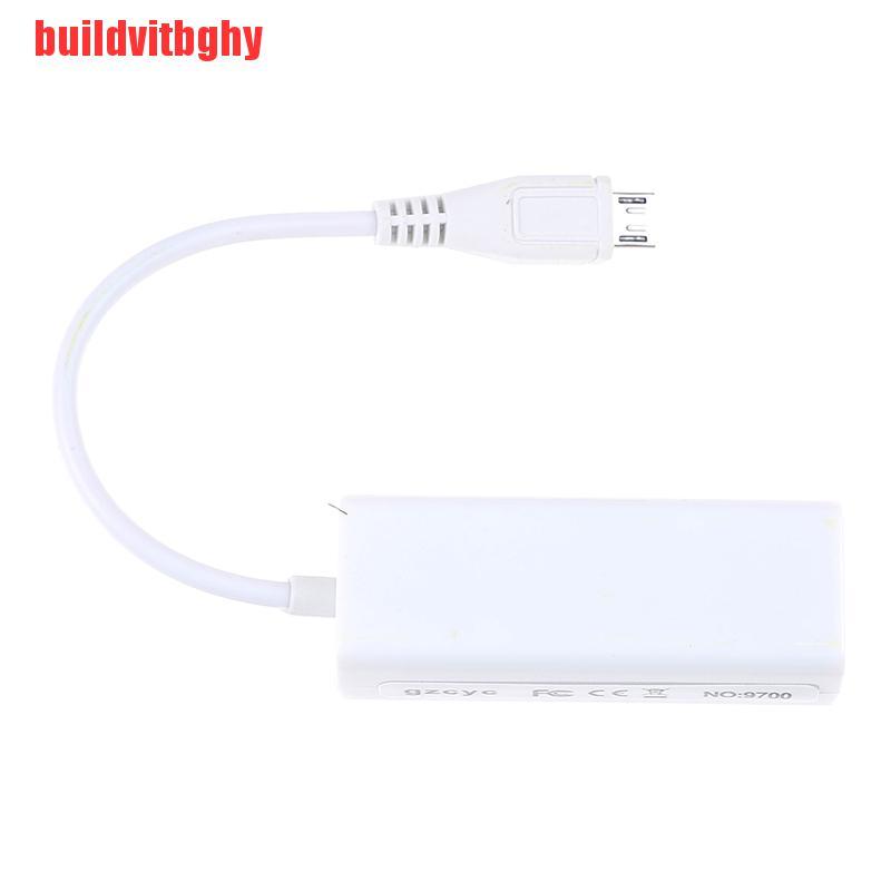 Bộ Chuyển Đổi 5-pin Micro Usb 2.0 Sang Rj45 Lan Ethernet 100mbps Cho Tablet Pc Ihl