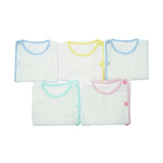 Combo 5 Áo bác sỹ tay dài trắng bo Nanio s1-5