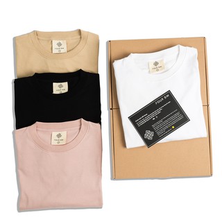 Áo thun trơn tay lỡ Fullbox Four Basic phông Unisex nam nữ chất liệu Premium Cotton oversize form rộng T01
