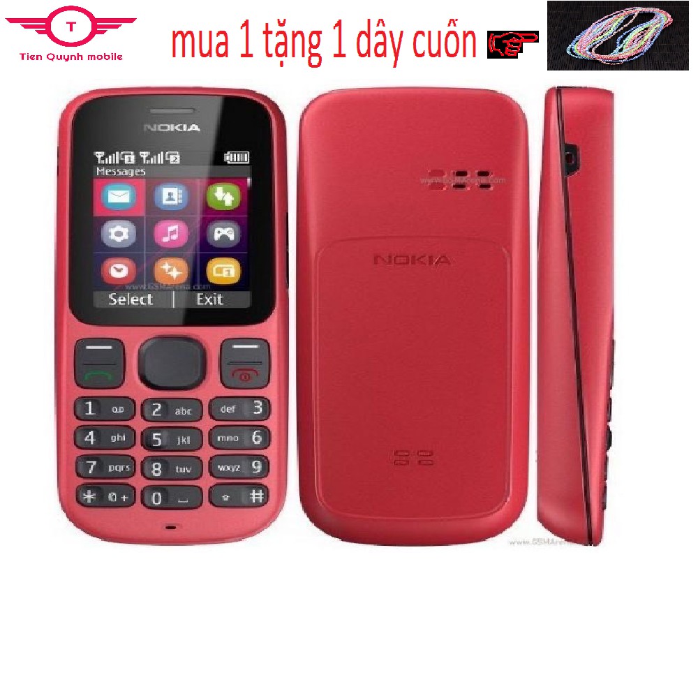 Điện thoại nokia 101 2 sim - chính hãng cũ 99% ( tặng kèm pin và sạc ) | BigBuy360 - bigbuy360.vn