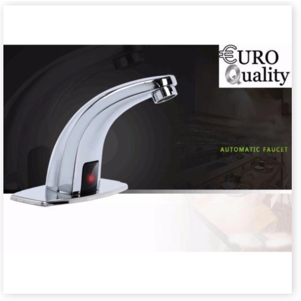 🆕 Vòi lavabo cảm ứng hồng ngoại Automatic Faucet Euro Quality (sử dụng bình thường khi bị ngắt điện)