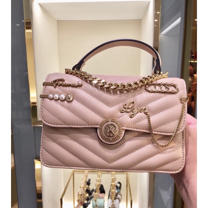 Túi lyn lady tophand khoá tròn huy hiệu