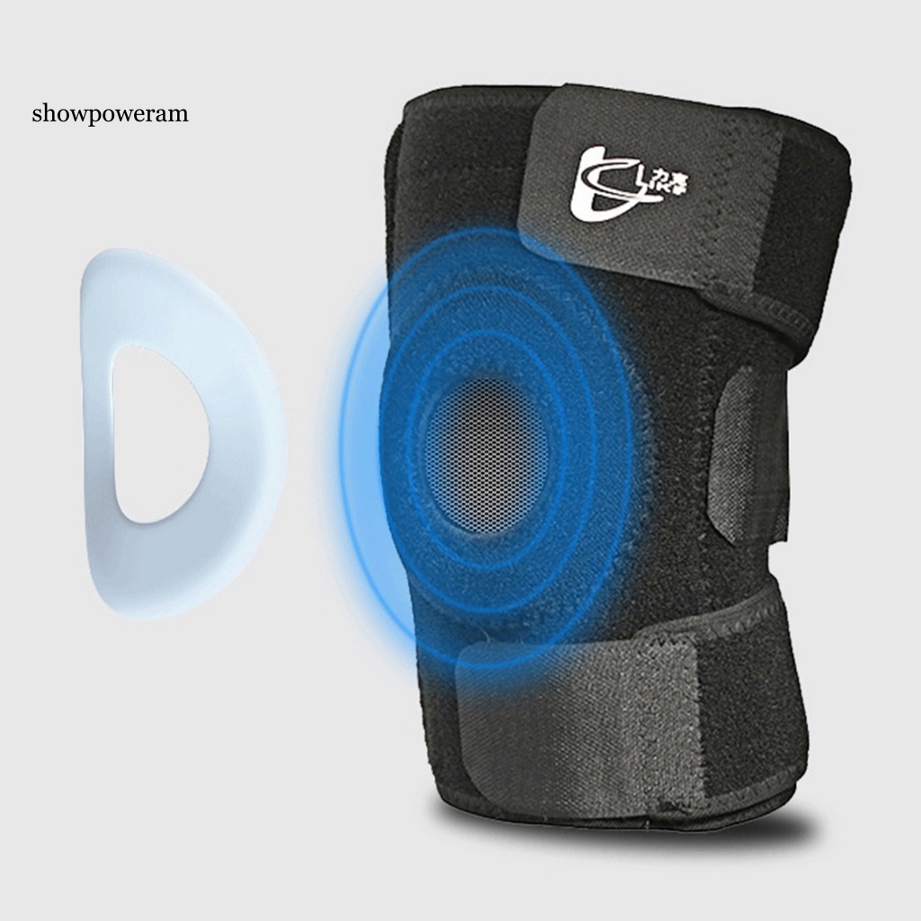 1 Đai Quấn Bảo Vệ Đầu Gối Giảm Đau Chuyên Nghiệp Màu Đen