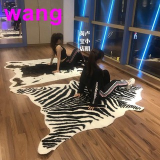 Thảm trải sàn giả lông thú trang trí nội thất sang trọng