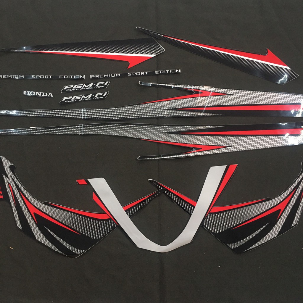 (MỚI VỀ) TEM DÁN XE MÁY, TEM 3 LỚP DÁN DÀN ÁO XE AIR BLADE ĐỜI 2011, AIR BLADE ĐẦU BÒ