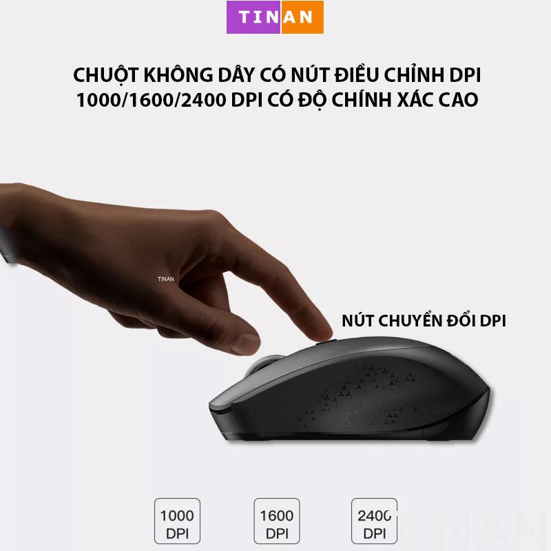 [Bluetooth+USB2.4G] Chuột Không Dây Kết Nối Đa Thiết Bị FD i360t, Dùng Cho Văn Phòng, Học Tập