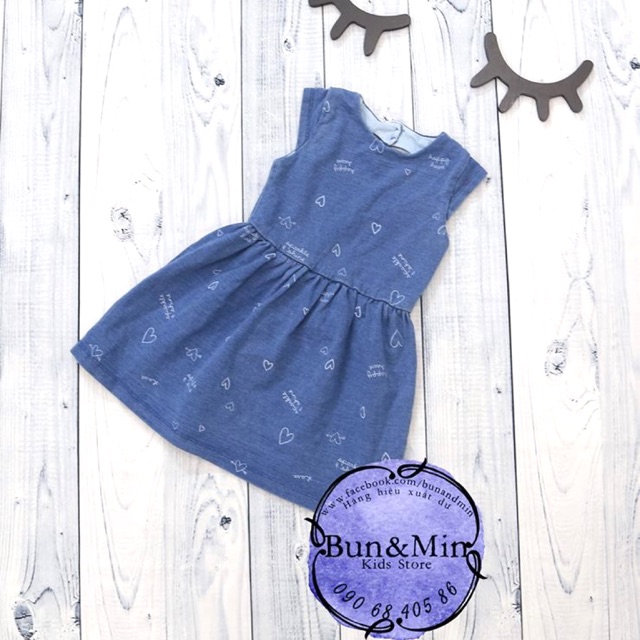 📌 ĐẦM JEAN DA CÁ CARTER’S – SIÊU ĐÁNG IU CHO BÉ GÁI 🌟