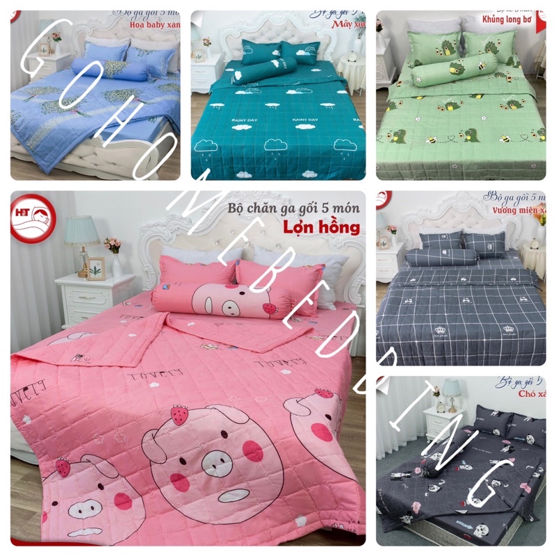 Ga và 2 vỏ gối m6/m8 chất cotton poly cao cấp hàng loại 1 mẫu mã đa dạng | WebRaoVat - webraovat.net.vn