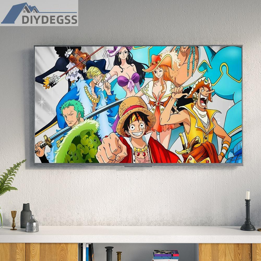 Bộ Tranh Đính Đá 45x30cm Tự Làm 12.2 Hình Anime