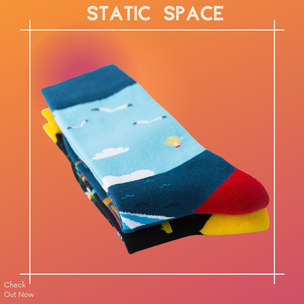 TẤT VỚ CAO CỔ FREESIZE THIÊN NHIÊN - STATIC SPACE