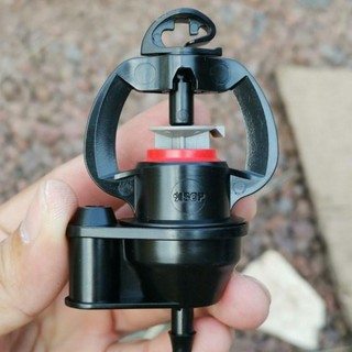 10 béc tưới bù áp asop 95l/h kèm đuôi gắn dây 6,7mm