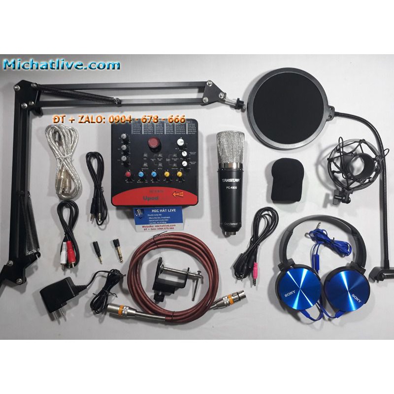 CHỌN BỘ THU ÂM MIC PC K600+ICON UPOD PRO+ĐẨY ĐỦ PK TẶNG TAI ỐP Huco Việt Nam