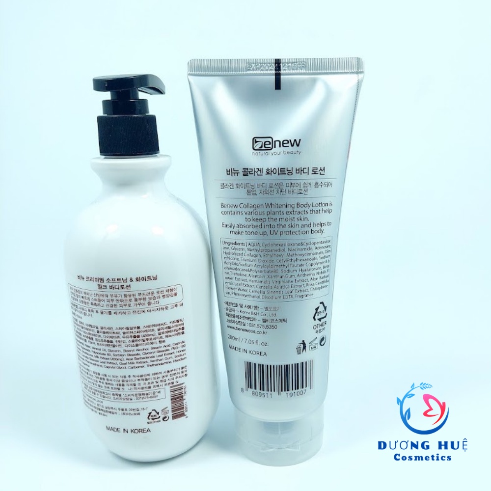 Sữa dưỡng thể trắng da BENEW Whitening Body Lotion (Chính Hãng)