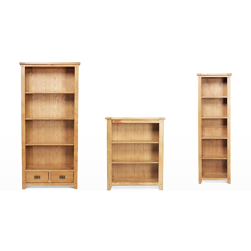 Tủ sách 3 ngăn Rustic gỗ sồi IBIE