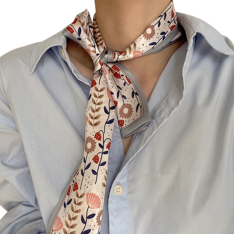 Băng Đô Cài Tóc Giả Lụa Dài In Chữ