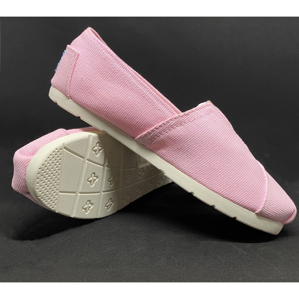 Giày toms HỒNG 2020, PINK(Đế cao su đúc)