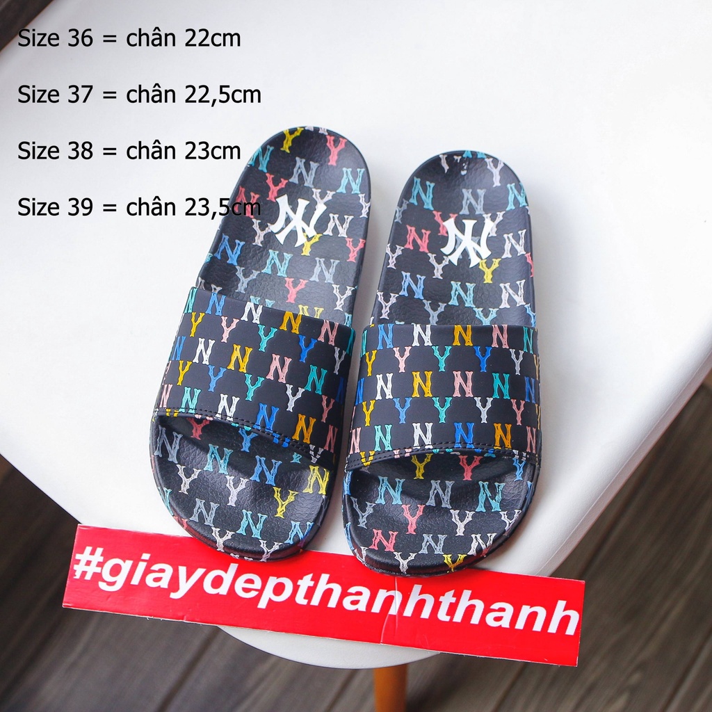 Dép Nữ Quai Ngang NY-Monogram Multicolor Giá Tốt Tháng 6