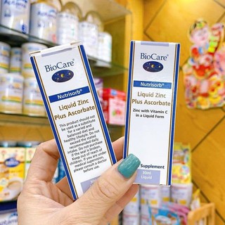 Kẽm nước biocare zinc 30ml uk - kẽm nước bio care liquid zinc 30ml uk - hàng chính hãng
