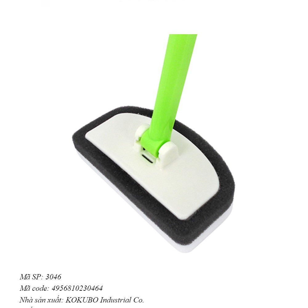 [Hỏa Tốc HN] Cây chùi rửa nhà tắm đầu mút melamine Nội địa Nhật Bản