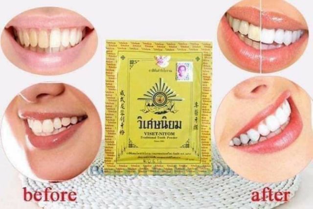 Bột tẩy trắng răng Viset Nyom Thái Lan (40g)