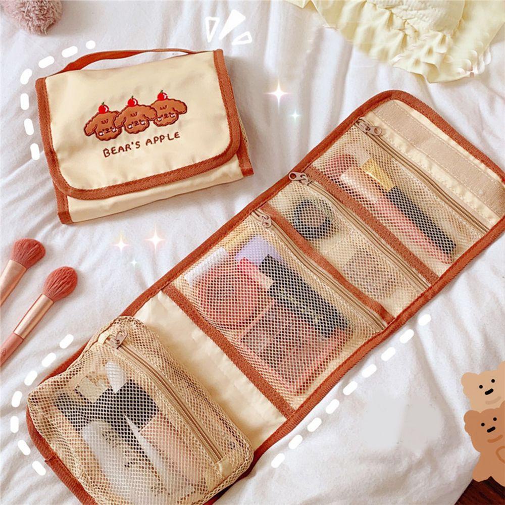 Túi Đựng Mỹ Phẩm Chia Ngăn Sức Chứa Lớn Tiện Dụng Cho Nữ