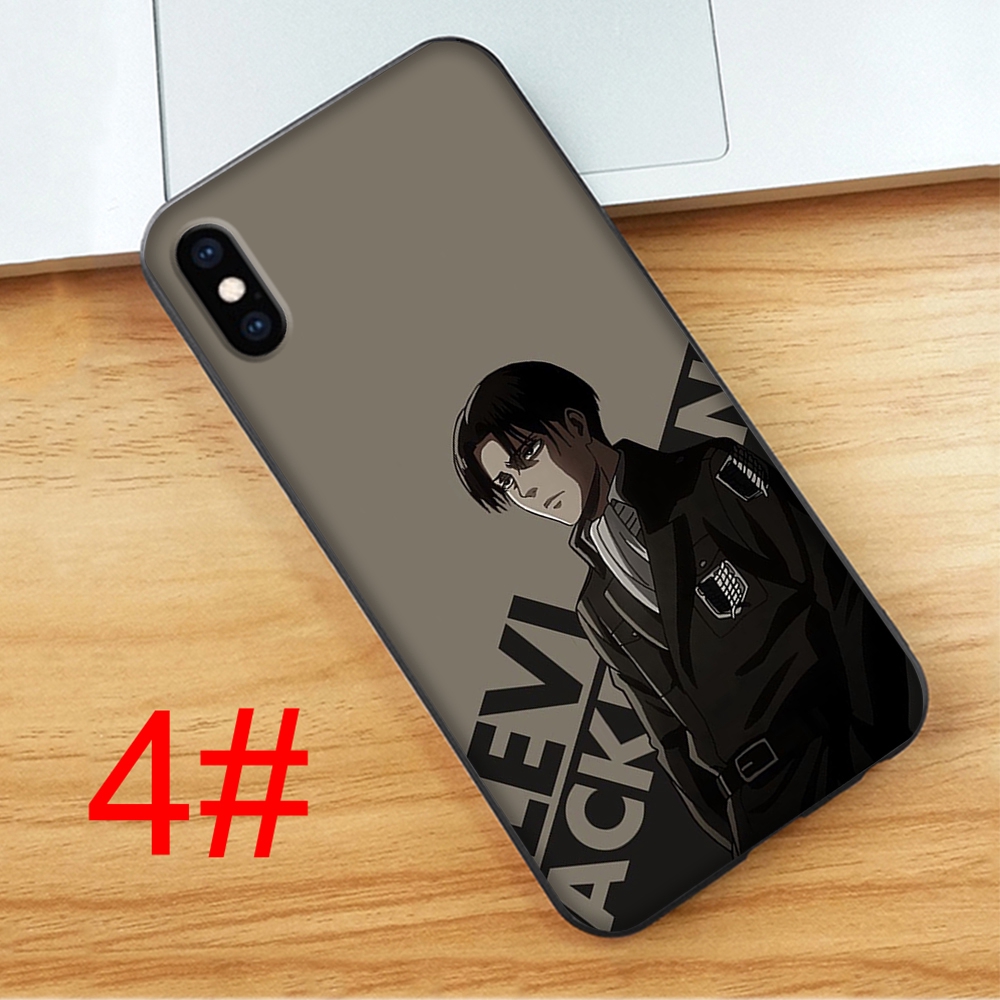 Ốp Điện Thoại Mềm Hình Anime Attack On Titan A-219 Cho Iphone Xs Max Xr X 7 8 6 6s Plus 11 Pro Max