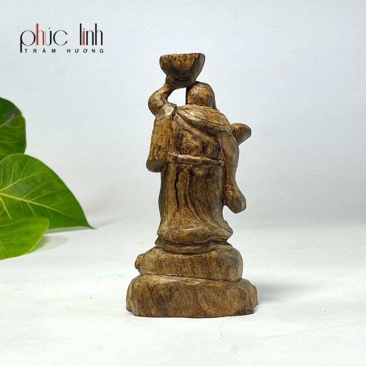 Tượng Di Lặc Để Xe ô tô Trầm Hương Cao Cấp PHÚC LINH