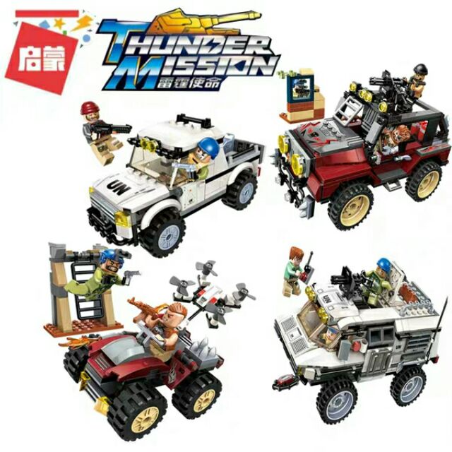 Bộ lắp ráp lego xe địa hình cool ngầu