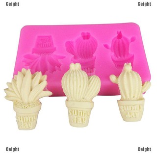Khuôn Làm Bánh Chất Liệu Silicone Tự Làm Hình Cây Xương Rồng