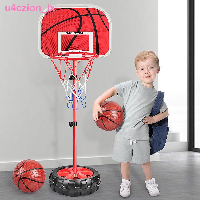 Giá đỡ bóng rổ trẻ em có thể nâng lên hạ xuống kiểu treo sập mini dunk trong nhà cậu bé đồ chơi