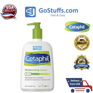 CETAPHIL Moisturizing Lotion - Sữa dưỡng thể dành cho da mặt và body, da chàm nhạy cảm 591ml