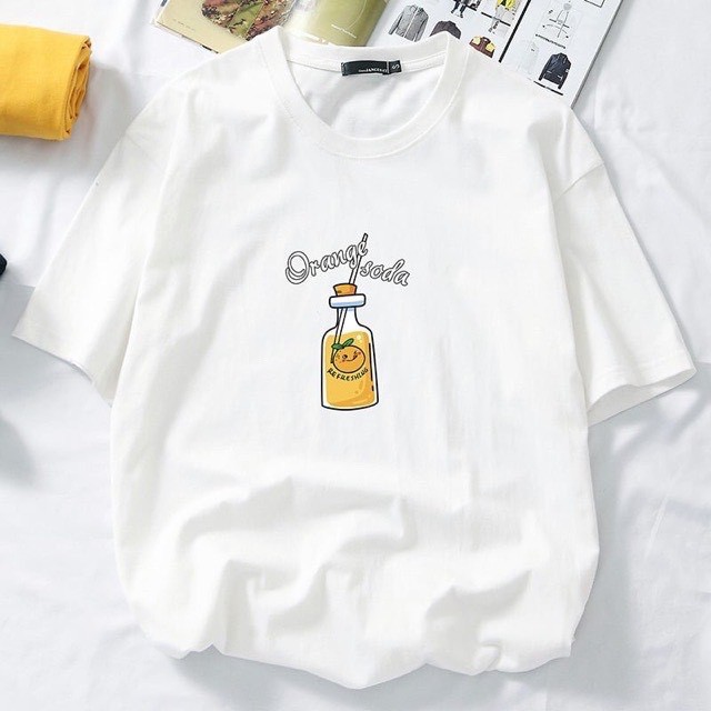 Áo Unisex Nam Nữ - Áo Thun Form Rộng Tay Lỡ Soda (Giá Sỉ)