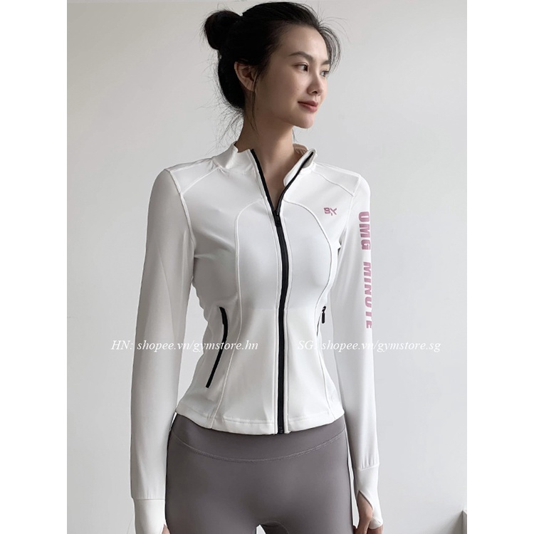 Áo Khoác GOLF Nữ Dài Tay Tập Thể Thao Đồ Tập Gym, Tập Yoga Rẻ Đẹp GYMSTORE 922