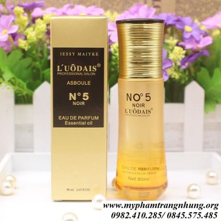 Tinh Dầu Dưỡng Tóc L’UÔDAIS No 5 Noir 80ml