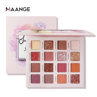 Bảng phấn mắt MAANGE 16 màu lì cho nữ 170g