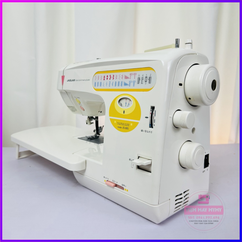 Máy May Mini Gia Đình Đa Năng Jaguar JS-680 Bền Rẻ Chất Lượng Nhật Bản