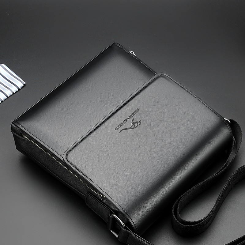 Túi đeo chéo nam, túi đựng ipad hồ sơ tài liệu da bò thật cao cấp   ĐEN - NÂU - BẢO HÀNH DA 12 THÁNG