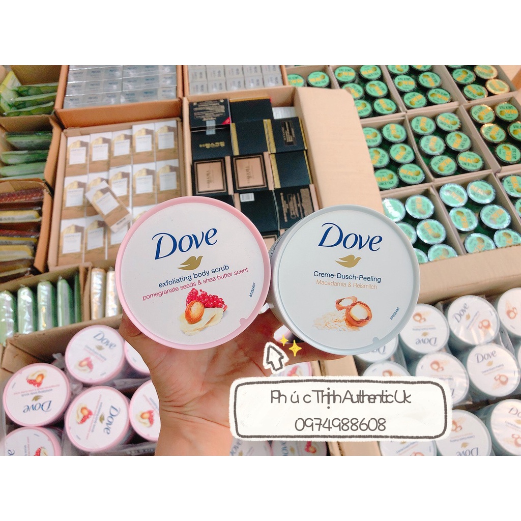 Tẩy Tế Bào Chết Toàn Thân Body Dove Chăm Sóc Da Dưỡng Trắng Cấp Ẩm 225 ml