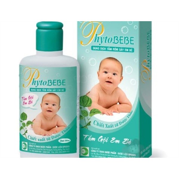 Sữa tắm PhytoBEBE chống rôm sảy em bé