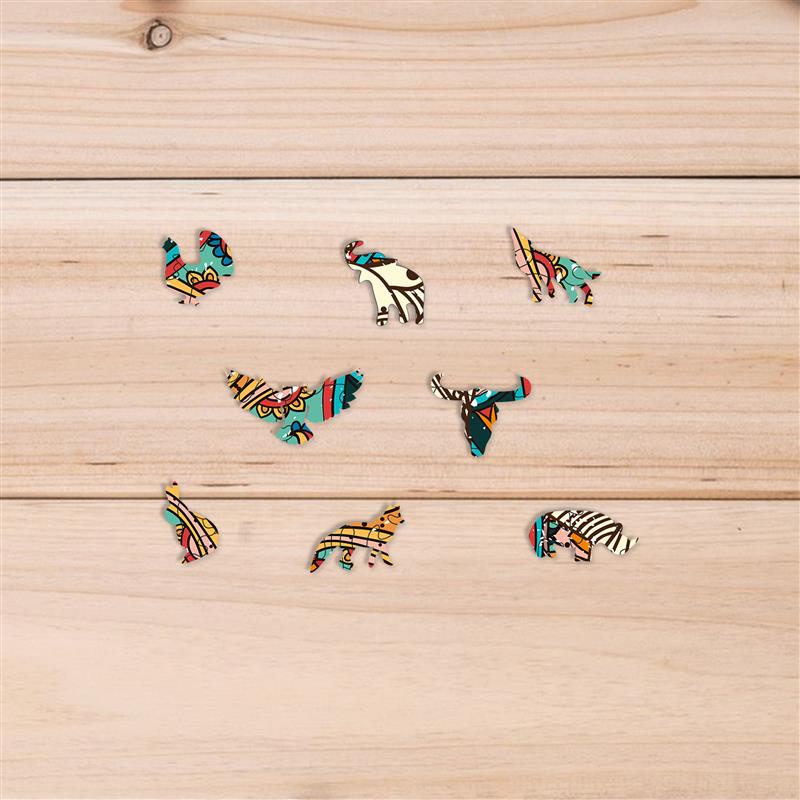 Bộ xếp hình gỗ đồ chơi Thegioipuzzle ghép hình puzzle con vật- Con Voi