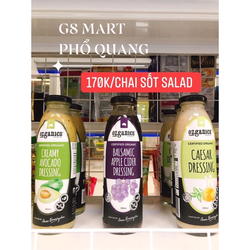 SỐT SALAD HỮU CƠ OZGANICS các loại