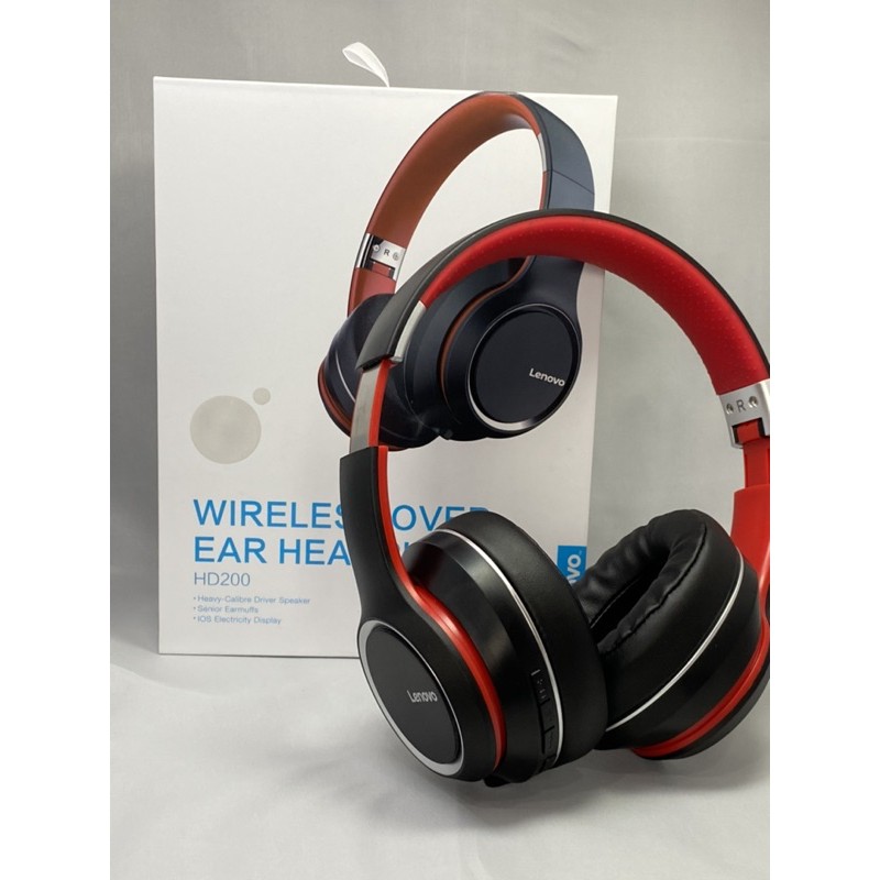 Tai nghe chụp đầu Bluetooth Lenovo HD 200 | BigBuy360 - bigbuy360.vn