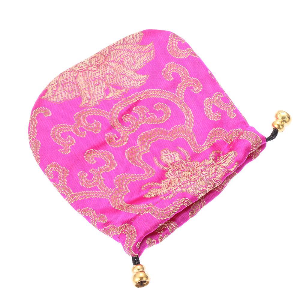 KUNHEV Túi Thơm May Mắn Bằng Lụa Thêu Họa Tiết Dễ Thương Dùng Làm Quà Tặng /